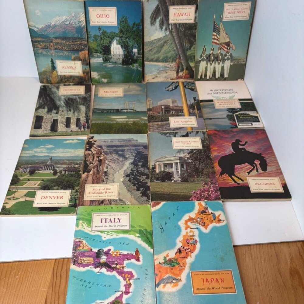 Lot: 14: Vntg 60's-70's American Geographical Society Know Your America Program
